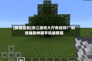 [教程经验]浙江游戏大厅有挂吗?”科技辅助神器手机版教程