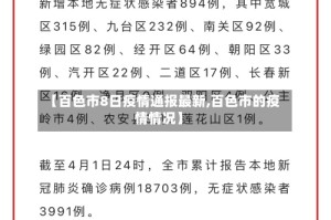 【百色市8日疫情通报最新,百色市的疫情情况】