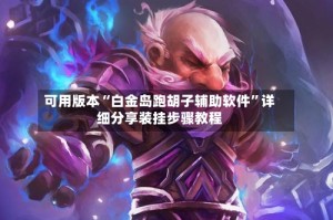 可用版本“白金岛跑胡子辅助软件”详细分享装挂步骤教程