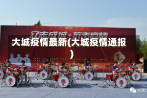 大城疫情最新(大城疫情通报)