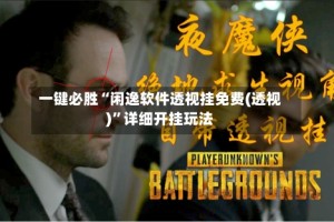 一键必胜“闲逸软件透视挂免费(透视)”详细开挂玩法