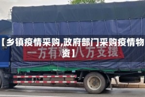 【乡镇疫情采购,政府部门采购疫情物资】