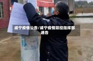 咸宁疫情公告/咸宁疫情防控指挥部通告