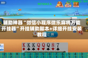 辅助神器“微信小程序微乐麻将万能开挂器”开挂辅助脚本+详细开挂安装教程