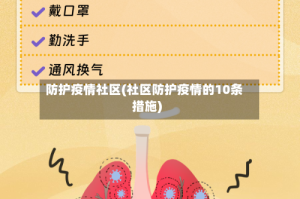 防护疫情社区(社区防护疫情的10条措施)