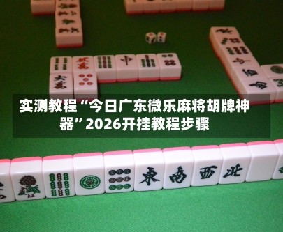 实测教程“今日广东微乐麻将胡牌神器”2026开挂教程步骤