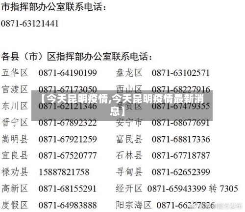 【今天昆明疫情,今天昆明疫情最新消息】-第1张图片