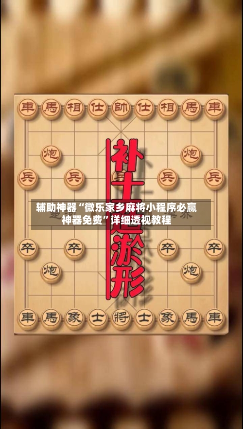 辅助神器“微乐家乡麻将小程序必赢神器免费	”详细透视教程-第1张图片