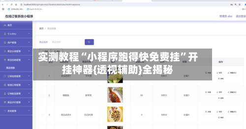 实测教程“小程序跑得快免费挂	”开挂神器{透视辅助}全揭秘-第1张图片