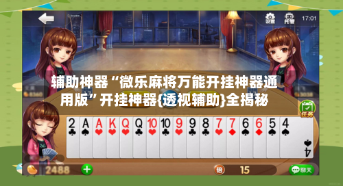 辅助神器“微乐麻将万能开挂神器通用版”开挂神器{透视辅助}全揭秘-第2张图片