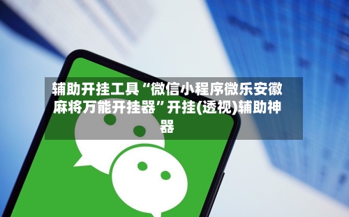 辅助开挂工具“微信小程序微乐安徽麻将万能开挂器”开挂(透视)辅助神器-第1张图片