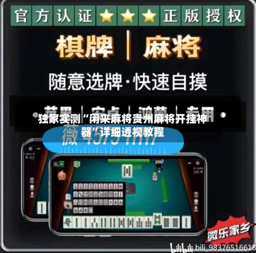 独家实测“闲来麻将贵州麻将开挂神器”详细透视教程-第1张图片