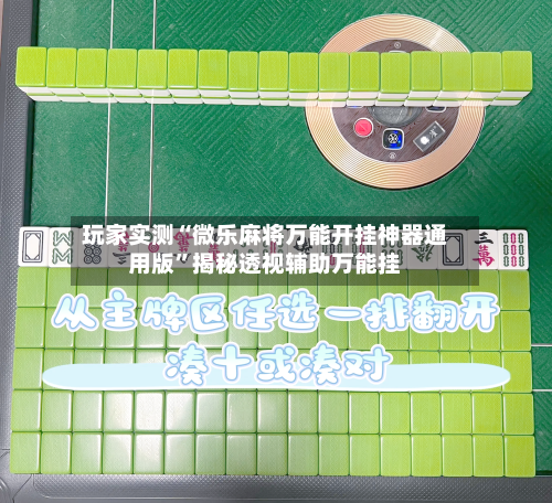 玩家实测“微乐麻将万能开挂神器通用版”揭秘透视辅助万能挂-第1张图片
