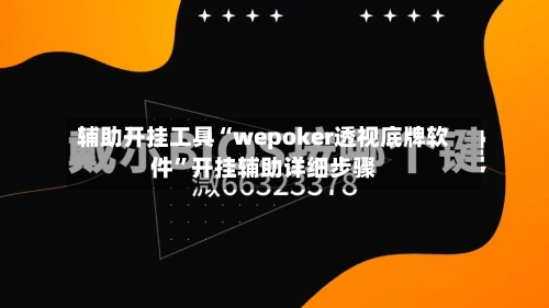 辅助开挂工具“wepoker透视底牌软件	”开挂辅助详细步骤-第1张图片