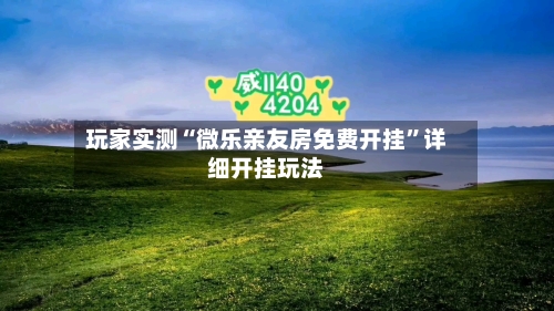 玩家实测“微乐亲友房免费开挂”详细开挂玩法-第1张图片