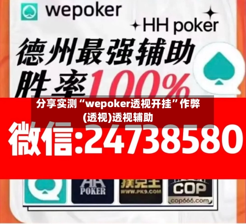 分享实测“wepoker透视开挂	”作弊(透视)透视辅助-第1张图片