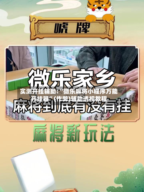 实测开挂辅助:“微乐麻将小程序万能开挂器	”(作弊)辅助透视教程-第1张图片