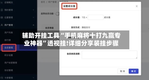 辅助开挂工具“手机麻将十打九赢专业神器	”透视挂!详细分享装挂步骤-第3张图片