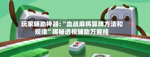 玩家辅助神器:“血战麻将算牌方法和规律”揭秘透视辅助万能挂-第2张图片