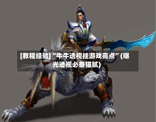 [教程经验]“牛牛透视挂游戏亮点	”(曝光透视必备猫腻)-第1张图片