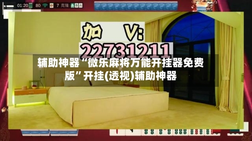 辅助神器“微乐麻将万能开挂器免费版	”开挂(透视)辅助神器-第2张图片