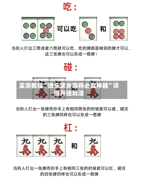 实测教程“微乐家乡麻将必赢神器”详细开挂玩法-第2张图片