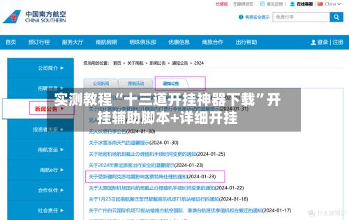 实测教程“十三道开挂神器下载	”开挂辅助脚本+详细开挂-第1张图片